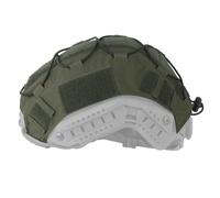 Outdoor Adjustable Hunting Gear Tactical Airsoft Helmet Cover For SF FAST Helmet, Paintball Helmets Accessories With Elastic Fixed Straps(BKC,L)