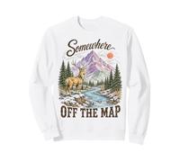 Outdoor Adventure Deer Mountain Wilderness Nature Explorer Sweatshirt