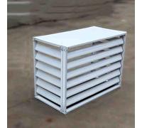 Outdoor Air Conditioner Cover, Aluminum Decorative Fence, Privacy Screen, Protective Grilles For Heat Pumps, Trash Can Enclosure Flower Stand, Perfect For Concealing And Protecting Your AC