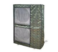 Outdoor Air Conditioner Cover Breathable Mesh AC Unit Protector 900D Oxford Cloth Weatherproof Green Fits 96x36x125cm/38x14x49in Protection for All Seasons