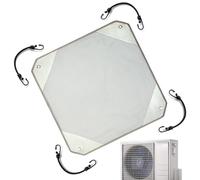 Outdoor Air Conditioner Cover - Breathable Mesh Protector | Central Air Conditioner Guard - Outside Shield Keeps Leaves Debris Away All Season Weather Protection For Cooling System