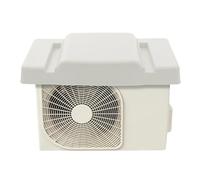 Outdoor Air Conditioner Cover for Window & Mini Split Units Heavy-Duty Waterproof Protection Canopy Rain Shield for HVAC Heat Pump Condenser - Large Size