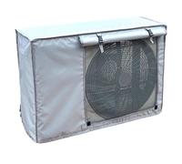 Outdoor Air Conditioner Cover, Heavy-Duty Oxford Cloth AC Cover with Breathable Mesh, All-Season Protective AC Unit Covers for Mini Split Outside Condenser(Grey,33.8x12.9x22in/86x33x56cm)