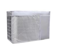 Outdoor Air Conditioner Cover Silver Oxford Cloth, Waterproof Sunscreen Rainproof Cover for AC Outdoor Units(85-32-57CM-Style A)
