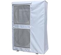 Outdoor Air Conditioner Cover Waterproof & UV Resistant All Weather Protection for AC Unit Fits 96x40x125cm 38x16x49in Gray Outdoor Cover
