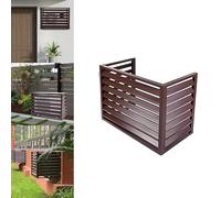 Outdoor Air Conditioner Cover with 45° Grille for Free Airflow, Easy Installation for External Units, Weatherproof Protection, Durable & Universal Fit