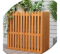 Outdoor Air Conditioner Cover Wooden MultiFunctional Flower Support Large Yellow AC Unit Privacy Screen Garden Décor for Air Conditioners WeatherResistant Protection