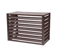 Outdoor Air Conditioner CoverDurable Aluminum Split Unit Protection Weatherproof AntiTheft Privacy Screen for Outdoor Units Air Vent Panels HeavyDuty AC Shelter