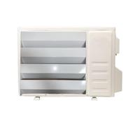 Outdoor Air Conditioner Covers - Anti-Direct Air Vent Protection, Steel Grille Defenders for AC Compressor & Condenser (22x22in / 55x55cm)