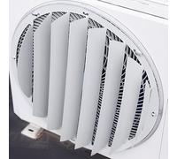 Outdoor Air Conditioner Defender Grilles AC Compressor Cover, AC Condenser Universal Anti Direct Blow wind shield Stainless steel Baffle Wind Guide Cover Unit (Round, 53 * 53cm)