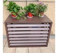 Outdoor Air Conditioner Enclosure, Heavy Duty Outdoor, Mini Split AC Unit Protective Cover, Noise Reduction(Brown,1.5P:100X50X70)