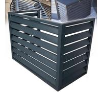 Outdoor Air Conditioner Privacy Fence Cover - Durable Aluminum Construction for Enhanced Security and Aesthetic Garden Protection