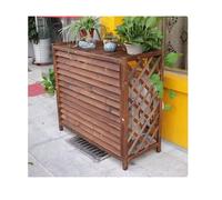 Outdoor Air Conditioner Privacy Fence Wooden Support for AC Unit 41.3"x18.5"x31.5" Durable Protection Screen Stylish Concealment for Outdoor Climate Control