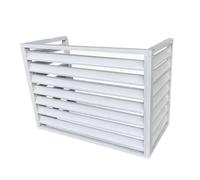 Outdoor Air Conditioner Protective Cover, Durable Aluminum Grille for Mini Split Units, Weather-Resistant Fence to Shield External Components