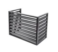 Outdoor Air Conditioner Protective Cover, Durable Aluminum Grille for Mini Split Units, Weather-Resistant Fence to Shield External Components