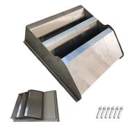 Outdoor Air Conditioner r Stainless Steel Wind Shield Rust Resistant AC Cover 24x24in (60x60cm) for Enhanced Cooling Efficiency and Protection
