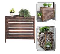 Outdoor Air Conditioning Cover Privacy Fence Solid Wood Air Conditioner Fence Screen, Protective Grilles For Air Conditioners And Heat Pumps, Weatherproof Shutters