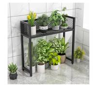 Outdoor Air Conditioning Rack,Unit Carbonized Air Conditioner Privacy Screen Plant,Outdoor Air Conditioner Unit Flower,for Outside Unit(Black,120x35x90cm)