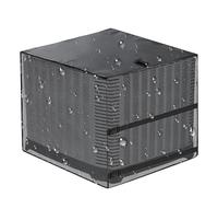 Outdoor Air Conditioning Unit Cover,Breathable Mesh Fabric - Air Conditioner Cover with Waterproof Top,All Weather Protection for Garden