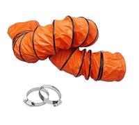 Outdoor Air Ducting for Duct Blower Fan 6 7 8 10 12 14 16 18 20 22 24 26 28 30 Inch, Exhaust Fan Axial Ventilator Hose for Crawl Space and Commercial Workshop(20ft/5m,Id(A) 17.7 In/450mm)