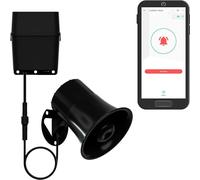 Outdoor Alarm Controller 2, Battery-Powered Siren/Alarm/Relay Controller, 12VDC Out, Up to 1/4 Mile Open-Air Range, 110dB Siren Included, YoLink Hub Required for Full-Functionality!