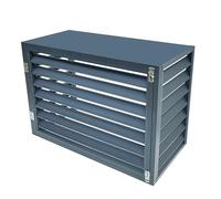 Outdoor Aluminum AC Unit Cover Noise Reduction & Anti-Theft Privacy Fence Shutter for Air Conditioner Protection Weather Resistant & Durable Design