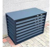 Outdoor Aluminum Air Conditioner Cover WeatherResistant Decorative AC & Heat Pump Protector Ideal for Outdoor Display and Plant Protection Durable and Stylish Design.