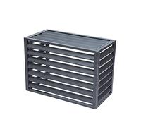 Outdoor Aluminum Privacy Fence Panel - Stylish Trash Can Enclosure & Air Conditioner Cover - Versatile Garden Plant Stand & Flower Rack for Backyard Privacy & Aesthetics