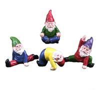 Outdoor And Indoor Resin Garden Gnome Figurines Crafted To Enhance Your Garden, Patio, Or Home Decor With A Whimsical And Design