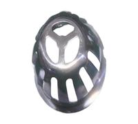 Outdoor Anti Blocking Strainer Displacement Rain Strainer Dome Strainer Silver 3in