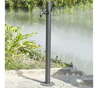 Outdoor Anti Freeze Faucet Column for Vertical Garden with Hook Connects to Hose for Watering Flowers & Car Washing & Weather Resistant