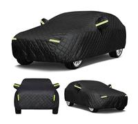 Outdoor Anti-Hail Car Cover for Passport 2018-2025, Winter Waterproof Padded Hail Protection Full Covers Snow Rain Dust UV All Weather Tarp, Black Protect car paint