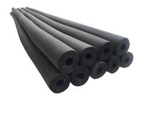 Outdoor Antifreeze Insulation Pipes Foam Tube, 1.8m Pipe Insulation/Lagging/Cladding, Black Rubber Insulation Hose, Waterproof Retardant, Pipe Cover ID 6-110mm(43mmx15mmx1.8m)
