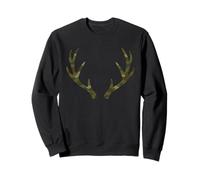 Outdoor Antlers Elk Deer Hunting Reindeer Lovers Sweatshirt