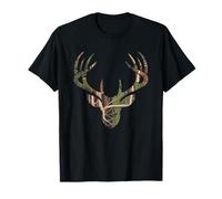 Outdoor Antlers Elk Deer Hunting Reindeer Lovers T-Shirt