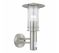 Outdoor Applique With Sensor 1 Light Modern With GL1366