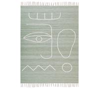 Beliani Outdoor Rug YAVU Light Green 140x200 cm, Green