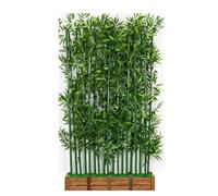 Outdoor Artificial Bamboo PlantsPrivacy Screen for Garden & Courtyard Indoor DIY Decor with Lush Leaves 120cm (47.2in) Height Ideal for Fences & Entrances