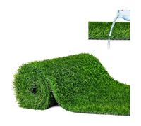 Outdoor Artificial Grass Mat Weatherproof Self Draina System UV Resistant Ideal for Terrace Balcony Indoor & Outdoor Use (1x15m 3x49ft)