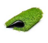 Outdoor Artificial Grass Rug - Weatherproof Green Synthetic Turf Carpet for Balcony Patio & Garden - Soft Texture High Density (1x6m/3.28x19.68ft)