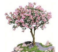 Outdoor Artificial Trees for Porch Decorative Trees for Home Decor Tall Fake Plant with Solid Wood Trunk and Silk Flowers for Indoor, Outdoor, Garden, Home, Hotel(100x150cm/39.4x59.1in)