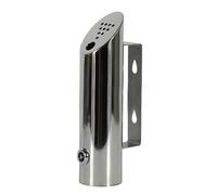 Outdoor Ashtray, Cigarette Bin Wall Mounted Stainless Steel Lockable Ash Tray for Mall Hotel Pub Office Restaurant Bar 7.87x1.97 Inch