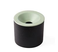 outdoor ashtray， Desktop Ashtray Ceramic with Lid Windproof Funnel Large Office Atmosphere Simple(C)