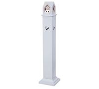 Outdoor Ashtray, Windproof Floor Standing Cigarette Butt Container with Removable Inner Barrel for Patio and Garden Use, Contemporary Vertical Design
