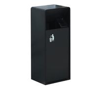 Outdoor Ashtray with Mesh Extinguisher and Large Capacity for Easy Cigarette Butt Disposal