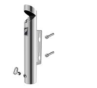 Outdoor ashtrays, Stainless Steel Wall Mounted Ashtray Lockable 2L Large Capacity Public Street Cigarette Ash Bin Smokeless Areas