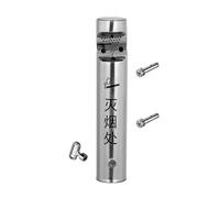 Outdoor ashtrays, Wall Mounted Ashtray, Stainless Steel Outside Cigarette Butt Container Lockable Metal Ash Tray(Color 6,51X9CM)