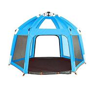 Outdoor automatic hexagonal tent, outdoor camping park leisure 5-8 people sunscreen and rainproof tent