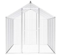 Outdoor Aviary Aluminium 178x242x192 cm Walk-in Bird Enclosure | Sturdy aluminium frame, heavy-duty hinged door, spacious 178x242x192 cm, wire mesh visibility, fresh air flow, se