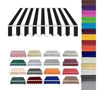 Outdoor Awning Replacement Fabric Waterproof UV Resistant Polyester Cover for Sun Protection Ideal for Patios Decks & Decks Tarpaulin Refurbishment